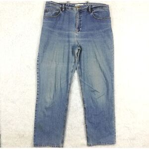 Jones‎ New York Womens Jeans Everyday Stretch High Rise Denim Blue Light Plus 16